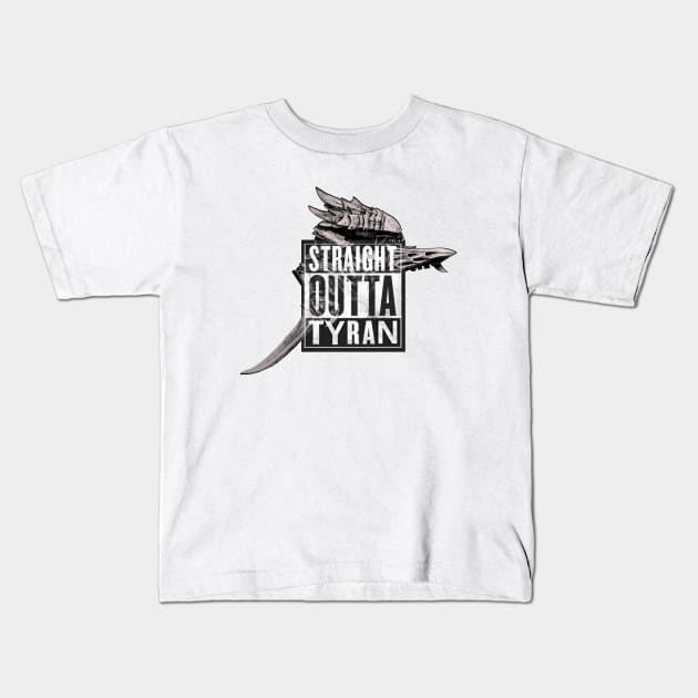 Straight Outta Tyran Kids T-Shirt by LonelyWinters